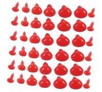 TEMPNAP 100pezzi Nasi di Sicurezza per Pupazzi Plastica Triangolari Decorazioni Artigianali per Animali per attività Fai Te Laboratori Creativi