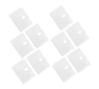 TEMPNAP 10pezzi Buste Trasparenti Per Documenti Con Chiusura Organizer Portadocumenti Leggeri e Resistenti Per Ricevute e Piccoli Oggetti Per Ufficio Scuola e Casa