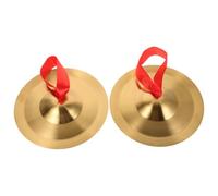 TEMPNAP 1paio Cymbali Metallo Per Ragazzo Ragazza Strumento Musicale Per Insegnare Ritmo e Divertirsi Perfetti Per Danze e Spettacoli