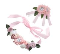 TEMPNAP 1set Maternità Sash e Corsage Mummy Daddy to Be Decorazioni Shower Rosa Per Gravidanze e Festeggiamenti