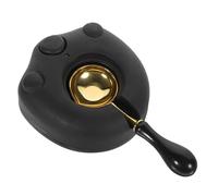 TEMPNAP 1set Strumenti per Ceralacca con Forno Elettrico Forma di Zampa di Gatto Kit Completo per Fusione Cera con Cucchiaio e Accessori per Sigilli Ceralacca Design Vintage e Funzione