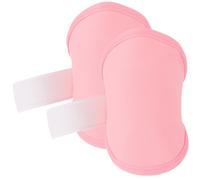TEMPNAP 2 Pezzi Knee Wrap Impacco Olio di Ricino Riutilizzabile per Ginocchio, Tessuto a Strato D'aria e Fibre Acriliche, Rosa, Confortevole, per Oli Essenziali