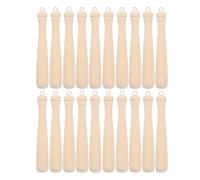 TEMPNAP 25 Pezzi Mini Mazze da Baseball in Legno Khaki per Creazione Gioielli e Decorazioni Diy, Accessori Versatili per Portachiavi e Ciondoli Sportivi