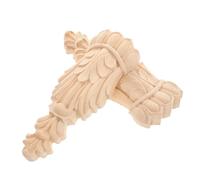 TEMPNAP 2pezzi Colonne Romane Legno Intagliato Decorazione Rustica Europea Per Mensole e Ingressi Eleganti Supporti Legno Massello Per Arredamento Classico e Contemporaneo