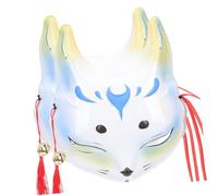 TEMPNAP 2pezzi Maschere Decorativa Mezzo Viso Per Halloween e Cosplay Leggere e Confortevoli Materiale Di Alta Qualità Design Unico Per Feste e Performance