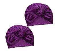 TEMPNAP 2pezzi Turbanti Africani Per Donne Eleganti e Confortevoli Cappelli Con Motivi Bohemien Per La Protezione Dei Naturali Accessori Di Moda Per