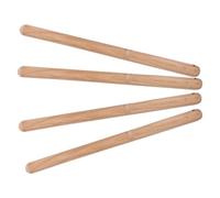 TEMPNAP 4 Bacchette Percussive in Legno Khaki, Design Confortevole e Leggero, per Pratica e Performance Musicali, Set da 4 Pezzi