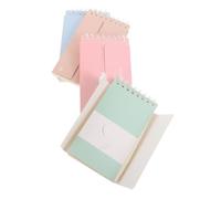 TEMPNAP 4 Pezzi Quaderni Tascabili in Carta per Appunti e Flashcards, Portatili e Pratici per Studenti di Scuola e Università Colore Casuale