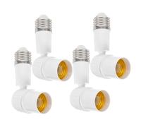 TEMPNAP 4pezzi Adattatore per Base Portalampada Prolunga per Presa di Luce Connettore Adattatore per Luce LED Base Portalampada per Illuminazione Esterna