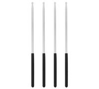 TEMPNAP 4pezzi Bacchette Per Batteria Lega Di Alluminio Antiscivolo Bacchette Per Strumenti Percussivi Design Teardrop Alta Resistenza e Durabilità Per Adulti e Pratiche Musicali