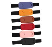 TEMPNAP 6pezzi Custodia per Penna in Pelle Pu Elastica per Donna Supporto Singolo per Matita o Penna Protettivo per Diario o Libro Accessorio Discreto e Pratico per Colore Casuale