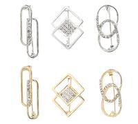 TEMPNAP 6Pezzi Decorative per Cardigan da Argento Accessorio Femminile Multifunzionale per Vita e Decorare e Leggero per Cerimonie