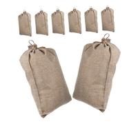 TEMPNAP 8pezzi Juta Riutilizzabile Per Conservare Con Coulisse Per Verdure Radice Cereali e