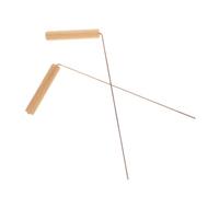 TEMPNAP Bacchette divinatorie in rame e legno 2 pezzi per sessioni di rabdomanzia, precise e leggere, per trovare acqua e oro