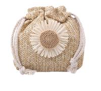 TEMPNAP Borsa a Tracolla da Donna in Materiale Sintetico Leggera e Compatta Stile Chic Design Semplice per Lavoro e Business Colore Bianco