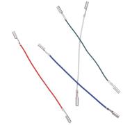 TEMPNAP Cavi Fono per Giradischi 4 Pezzi Colorati, Filo Resistente in Plastica Isolata, Accessori Phono Flessibili per Audio Vinile e Collegamento Headshell Colore Casuale