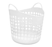 TEMPNAP Cesto Porta Biancheria Grande 40l in Plastica Manico, Cesta Portabiancheria Forata Per Bagno e Lavanderia, Contenitore Portaoggetti Multifunzione Per Vestiti e Giocattoli