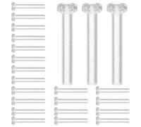 TEMPNAP Chiusura Orecchini 50 Pezzi Fermagli Trasparenti per Orecchini a Bottone Protezione Perni Sport e Uso Quotidiano