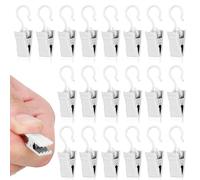 TEMPNAP Clip a Gancio Multiuso 40 Pezzi per Tende e Foto, Fermagli in Metallo per Esposizioni e Decorazioni Interne