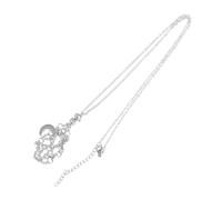 TEMPNAP Collana Portacristalli in Metallo Argento Gabbia Vuota per Pietre e Perle, Semplice e Resistente, come Regalo Speciale