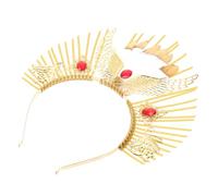 TEMPNAP Crown Headband Accessory for Girls Elegant Gothic Style with Bright Colors for Costumes and Parties