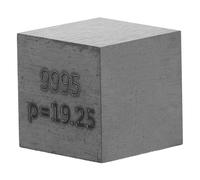 TEMPNAP Cubo di Tungsteno 10mm ad Alta Densità in Metallo Comune per Esperimenti Scientifici e Apprendimento Interattivo Collezione Didattica di Chimica e Tavola Periodica