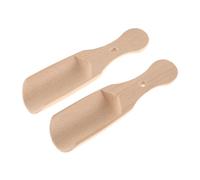 TEMPNAP Cucchiai in Legno 2 Pezzi per Spezie e Polveri, Piccolo Cucchiaio da Cucina Facile da Usare e Conservare, per Bagno e Cucina