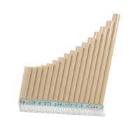 TEMPNAP Educational Pan Flute c Key Tubes for Beginners Lightweight Resin Panpipes Musical Instrument for Schools and Kids