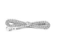 TEMPNAP Fermaglio Per Con Strass Forma Di Fiocco Elegante Accessorio Per Sposa Clip Anatra Per Matrimoni e Eventi Speciali Decorazione Versatile Per Acconciature