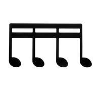 TEMPNAP Fermaglio Per Spartiti Musicale Metallo Supporto Per Pianoforte e Chitarra Per Lettura e Performance Colore Nero