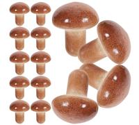 TEMPNAP Funghi Finti Decorativi 20 Pezzi in Schiuma per Cucina e Ufficio Mini Figurine per Decorazione di Casa e Giardino