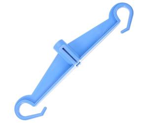 TEMPNAP Gancio in Plastica Abs per Supporto Infusione, Accessorio Portatile per Asta Flebo 19mm, Facile da Installare, Resistente per Uso Clinico Professionale