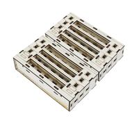 TEMPNAP in Legno senza Assemblaggio Richiesto 2, Design e Non Finito per Crafting e Decorazione Spazi Abitativi