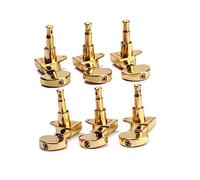 TEMPNAP Meccaniche per Chitarra Elettrica Oro Stile Half Moon Grover Materiale Metallo Dimensioni Confezione da Meccaniche Incluse Rondelle Viti Accordatore per Corde in Acciaio Adatto