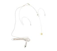 TEMPNAP Microfono ad Archetto Cavo, Condensatore, Leggero e Comodo, per Insegnamento e Arti Sceniche, Colore Beige, Corpo in Plastica