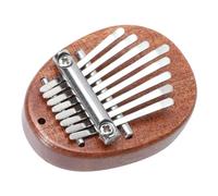 TEMPNAP Mini Kalimba in Legno Per Principianti e Ragazzo Ragazza, Pianoforte a Pollice Portatile 8 Note in Acciaio, Strumento Musicale Compatto Per Esercitazioni e Performance Musicali