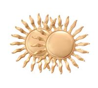 TEMPNAP Orecchini a Bottone Donna Fiore a Girasole in Lega Leggera Color Oro, Design alla Moda e Stile Trendy per Ragazze e Donne, 1 Paio di Accessori Eleganti