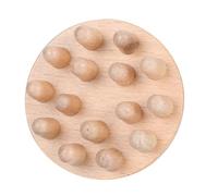 TEMPNAP Pettine Stimolatore in Legno per Capelli e Cuoio Capelluto Ergonomico Strumento Antistress Legno Durevole e Levigato per Uso Domestico e Regalo