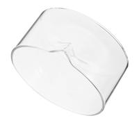 TEMPNAP Piatto di Cristallizzazione in Vetro Rotondo Beccuccio, Resistente ad Alte Temperature, per Piccoli Laboratori e Esperimenti di Biologia