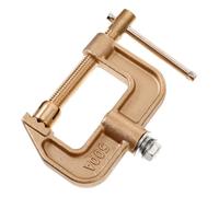 TEMPNAP Pinza Massa per Saldatrice in Rame Oro Connessione Stabile e Affidabile, Morsetto di Massa Resistente per Ambienti Industriali e Produzione Macchinari