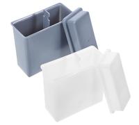 TEMPNAP Portavetrini da Microscopio Laboratorio Plastica 24 Pezzi in 2 per Vetrini Slot Contenitore Colorazione, Supporto per Studi Naturali