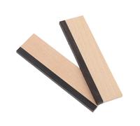 TEMPNAP Sella per Ponte Dobro in Acero Duro e Piano in Ebano 7x1,93x0,32 Cm per Chitarra Resofonica Taglio e Scanalatura, Accessorio per Strumenti Folk e Banjo