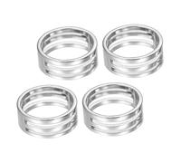 TEMPNAP Set 4 Pezzi Strumenti in Acciaio Resistente per Apertura e Chiusura Anelli di Congiunzione, Accessori per Creazione di Gioielli Fai-da-Te, Anelli di Gioielli per Ciondoli e Collane