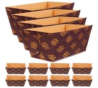 TEMPNAP Set da 25 Pirottini per Torte in Carta Ondulata Spessa, Resistenti al Calore, Bicchieri di Carta Antiolio, Mini Teglie per Cottura e Forniture