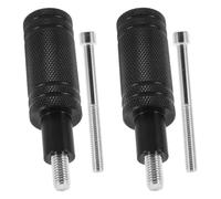 TEMPNAP Supporto Montaggio di Faro Anteriore a in Alluminio 2 Lega Pezzi Nero Facile Adatto Scooter Elettrici Moto per Modifiche