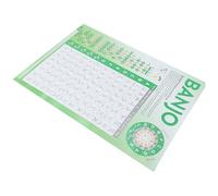 TEMPNAP Tabella degli Vogliono Imparare gli per Banjo Portatile Patinata Verde, Facile da, per Principianti