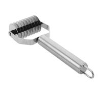 TEMPNAP Tagliapasta Rullo in Acciaio Inox Manico Ergonomico per Taglio Uniforme Pasta e Noodle Cutter per Preparazioni di Pasta Artigianale e Pizza