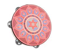 TEMPNAP Tamburello Mano Legno per Adulti Strumento Musicale Portatile per Danza e Spettacoli Facile da Usare e Versatile Design Leggero e Confortevole Ottimo per Eventi e Collaborazioni