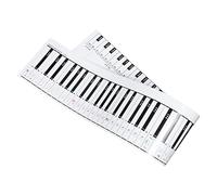 TEMPNAP Tastiera Per Pianoforte Per Pratica Guida Didattica Tasti Per Principianti Simulazione Chiara e Resistente Per Insegnamento e Pratica Pianistica Design Standard Per Apprendimento