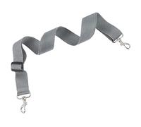 TEMPNAP Tracolla Regolabile Per Rullante Marcia 3,6 Cm in Nylon Grigio Argento Ganci a Testa Di Tigre, Accessorio Per Strumenti e Cinghia Per Tamburo Da Percussione